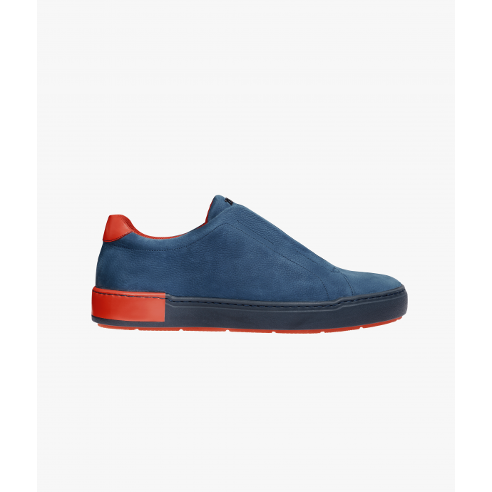 blue red sneakers