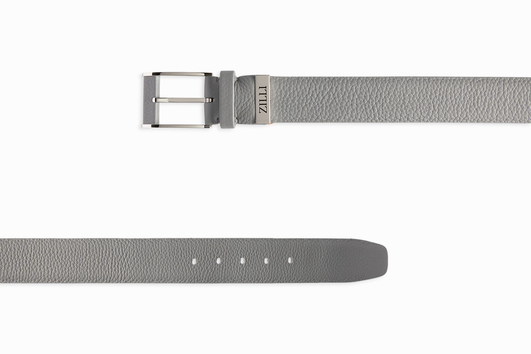 40MM Embossed Taurillon White Leather Belt